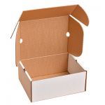 Беленый обувной короб №77, 300x240x130 мм Беленый обувной короб №77, 300x240x130 мм