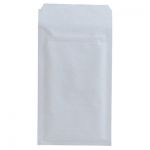 Белый крафт пакет с прослойкой, 14x22 см, B-12