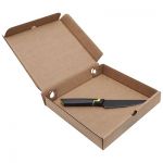 Бурая коробка для пиццы, 210x210x35 мм Бурая коробка для пиццы, 210x210x35 мм