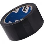 Клейкая лента черная Unibob®, 48ммx66мx45мкм Клейкая лента черная Unibob®, 48ммx66мx45мкм