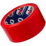 Клейкая лента красная Unibob®, 48ммx66мx45мкм Клейкая лента красная Unibob®, 48ммx66мx45мкм