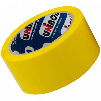 Клейкая лента желтая Unibob®, 48ммx66мx45мкм
