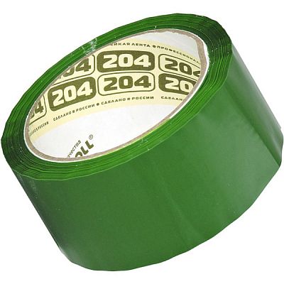 Клейкая лента зеленая Nova Roll, 48ммx66мx45мкм