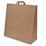 Крафт пакет с плоской ручкой, 44.5x18x48 см Крафт пакет с плоской ручкой, 44.5x18x48 см