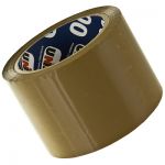 Липкая клейкая лента коричневая широкая Unibob®, 72ммx66мx45мкм Липкая клейкая лента коричневая широкая Unibob®, 72ммx66мx45мкм