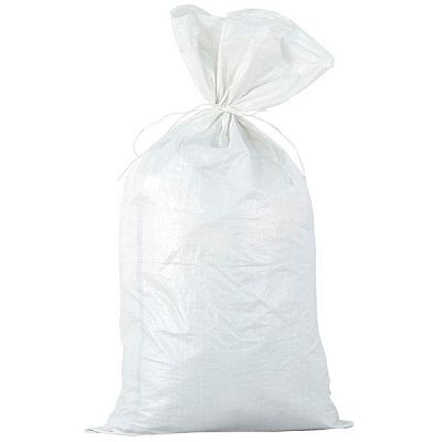 Мешок полипропиленовый белый малый, 55x105 см