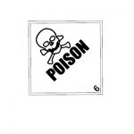 Наклейки «Яд», 20 шт./уп.,, Наклейки «Яд», 20 шт. Наклейки «Яд», 20 шт./уп.,, Наклейки «Яд», 20 шт.