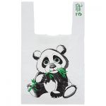 Пакет майка ПНД «Панда» белый, 28+16x50см, 12 мкм, 100шт. Пакет майка ПНД «Панда» белый, 28+16x50см, 12 мкм, 100шт.