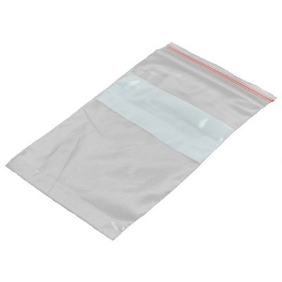 Пакеты Zip Lock с полосой для надписи, 180x250 мм, 70 мкм, 100 шт.