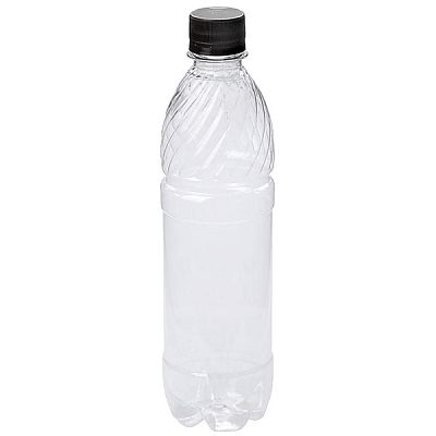 Пластиковая бутылка с пробкой, 500 мл, 100 шт./уп.,, Пластиковая бутылка с пробкой, 500 мл, 100 шт.