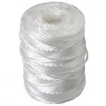 Шпагат полипропиленовый белый, 1200 текс, 250 м Шпагат полипропиленовый белый, 1200 текс, 250 м