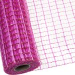 Сетка с люрексом «Акцент», ярко-розовая, 0.5x6 м Сетка с люрексом «Акцент», ярко-розовая, 0.5x6 м