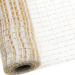 Сетка с люрексом «Акцент», кремовая, 0.5x6 м Сетка с люрексом «Акцент», кремовая, 0.5x6 м